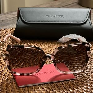 Valentino Sunglasses gold studded